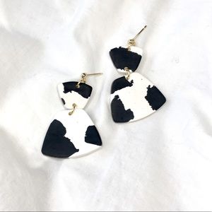 Cow Print Earrings 🐄